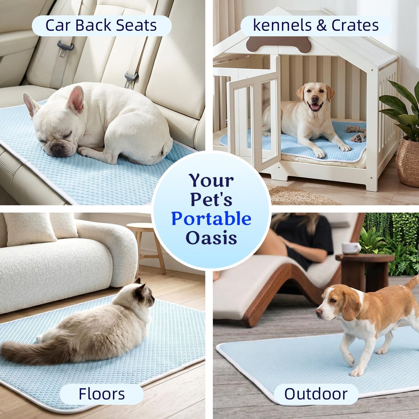 IceLayer Pets™ – 2.0 Cooling Mat for Hot Days